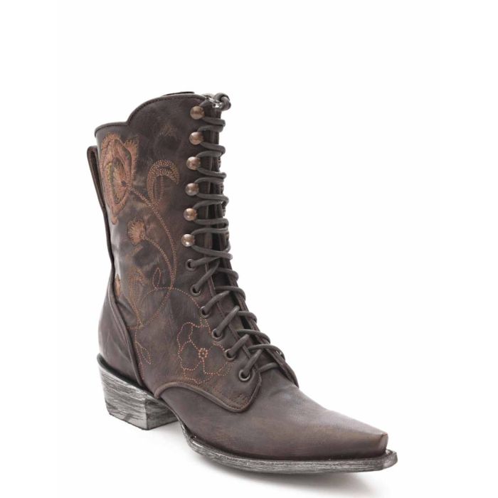 Old Gringo Granny Marsha Retro Lace-up Boots