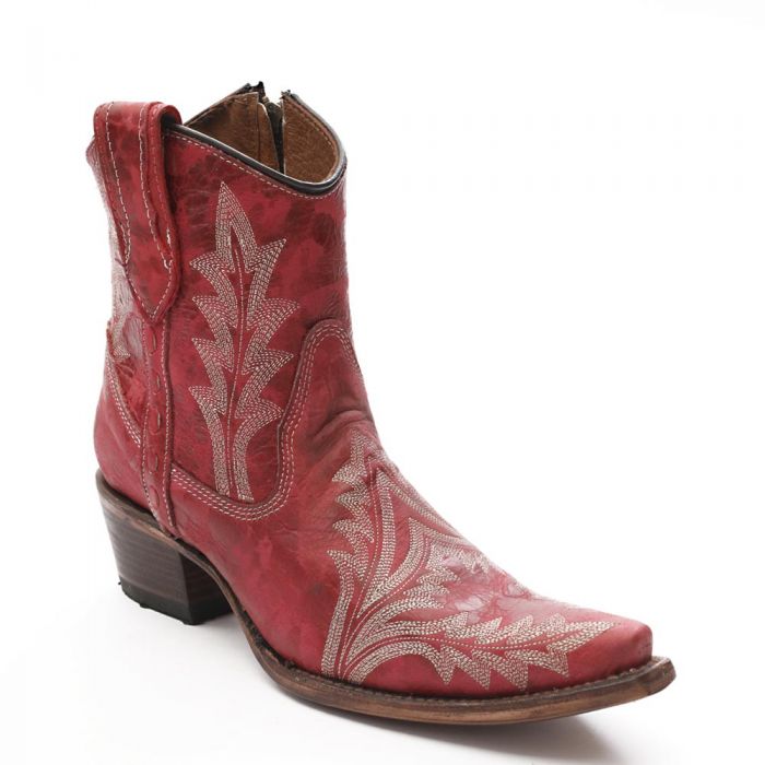 Red Cowgirl Boots Corral 5704