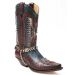 Color fashion boots with straps Sendra Boots 3840 Cuervo Ibiza Hurrican Ducados Rojo