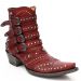 Red Gothic Western Buckle Boots 3099 Jaylene Old Gringo 