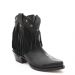 Sancho Fringe Ankle Boots 2374 Fado Negro