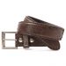 Sancho 1020 Full Python Skin Leather Belt - brown