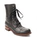 Sendra 12334 Pull Oil Negro Men's lace-up combat boots in noble look