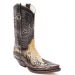 3241 Sendra snake leather boots with python