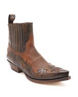 4660 Sendra Boots Britness Marron Western ankle boot
