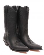 Sancho Abarca Boots 5326 Black snipe toe Western Boots
