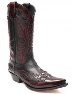 Sendra 9768 Cowboy Boots red and black