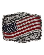 Belt Buckle American Flag