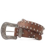 Brown Belt with Star Studs
