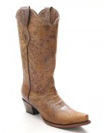 Corral Boots L2038 Brown Leather with Embroidery