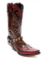 Cowby Boots Sendra 9669 Nuova Plano Rojo 
