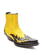 Yellow Ankle Boot Sendra 18146 Rocio Sol Negro