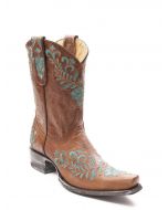 Short Women's Cowboy Boots Hippie Turquoise Old Gringo 183