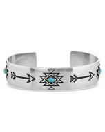 Only Forward № 601 Turquoise Silver Bracelet for Men and Women