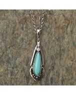 Teardrop Shaped Turquoise Necklace