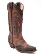 Sancho Womens Western Boots 10326 Bahamas Vintage Sauro Rojo