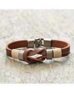 Stronger Together № 537 Leather Bracelet