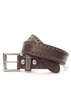 6100 Sancho Store Leather Belt Brown