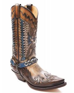 Western Boots Sendra 3840 Natur Antic Jacinto Denver Canela Lavado Old 
