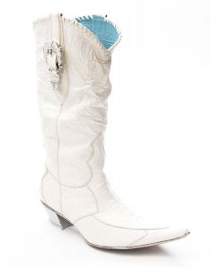 Sancho Cowgirl Fashion Boots 10031 White Coco Imit