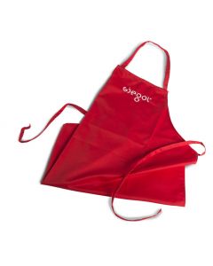 Bib apron red - Siegol  Shoeshine 