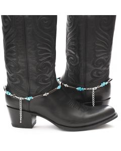 Boots Bracelet - Black Turquoise
