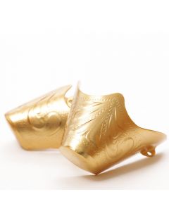 Engraved Brass Toe Tips 