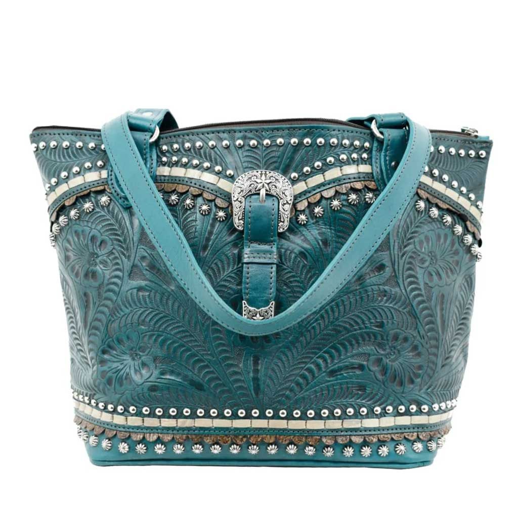 American West Leather Annie's Secret Collection Shoulder Bag With Secret  Compartment