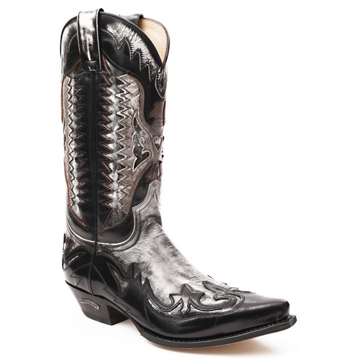 black white cowboy boots
